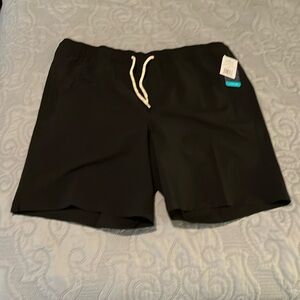 Trinity Coast XLT Solid Black Swim Trunks
